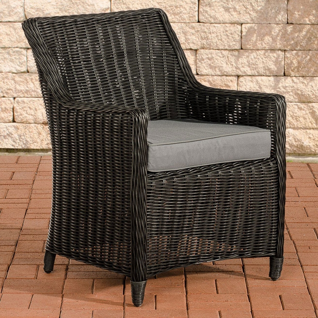 6er Set Sessel Sandnes-schwarz-Anthrazit