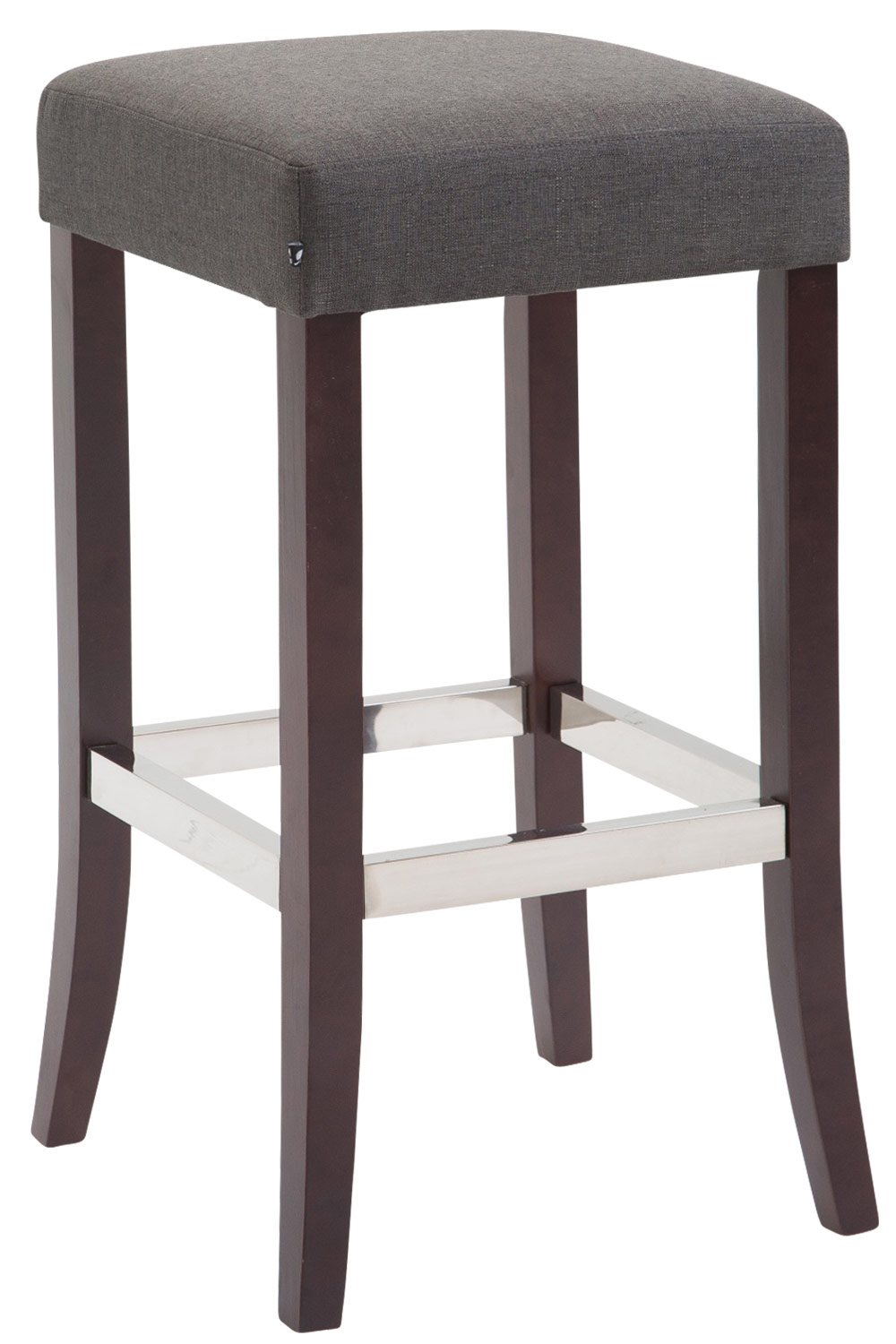 Barhocker Venta Stoff-dunkelgrau-Cappuccino