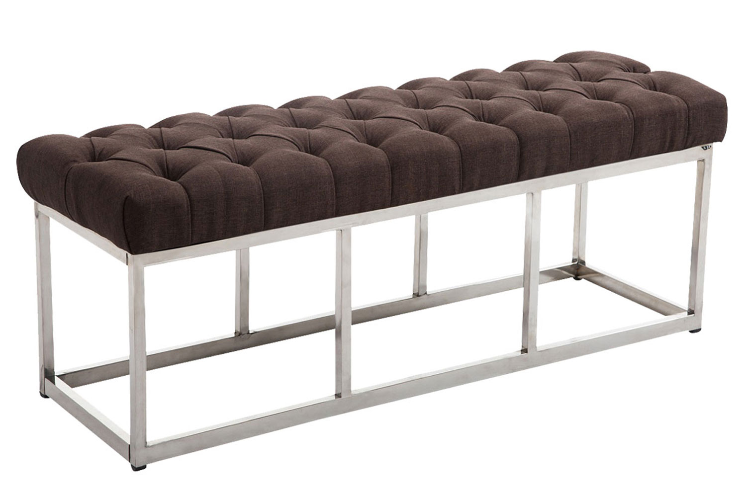 Sitzbank Amun E Stoff-braun-120 cm