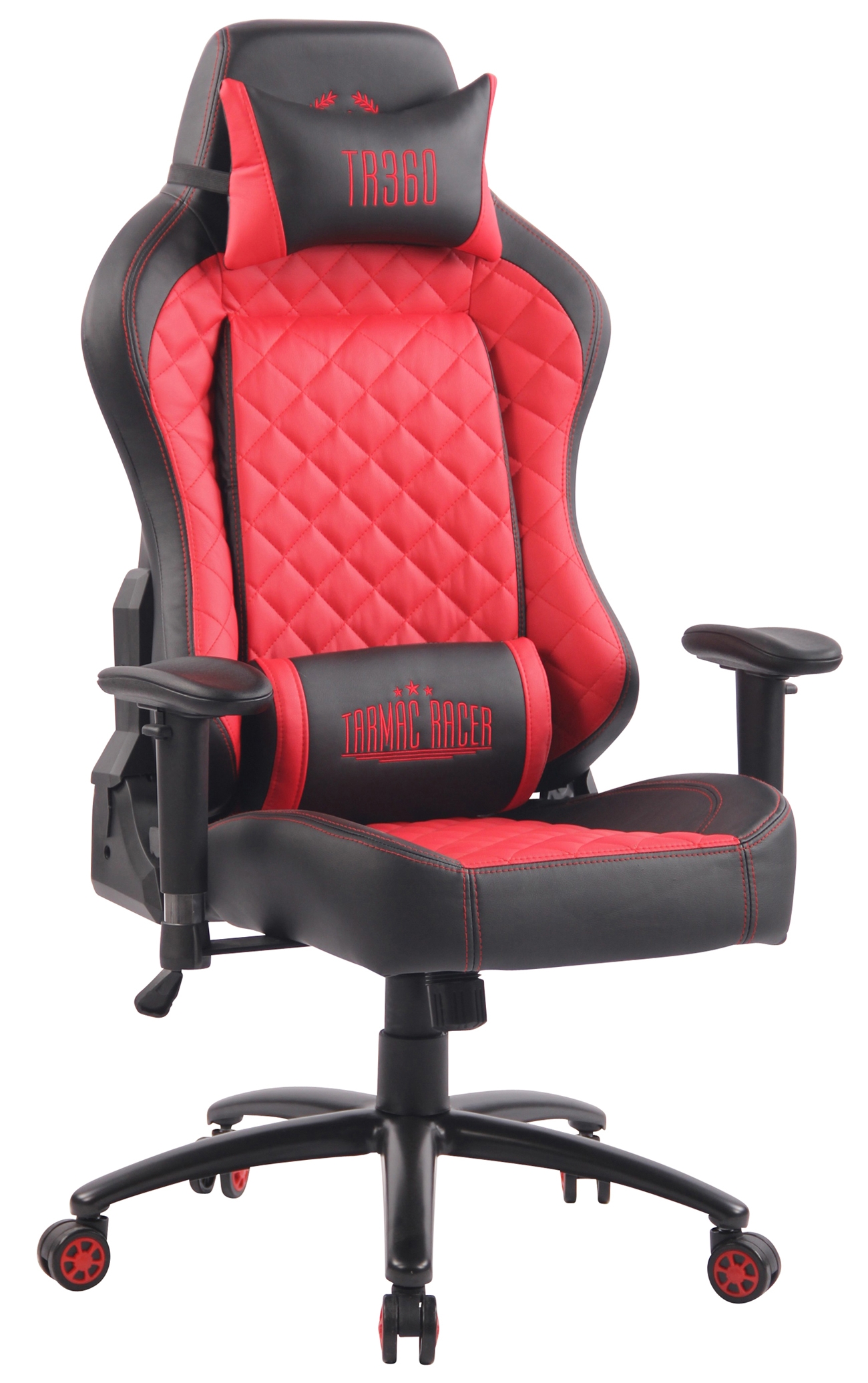 Bürostuhl Rapid Kunstleder-schwarz/rot