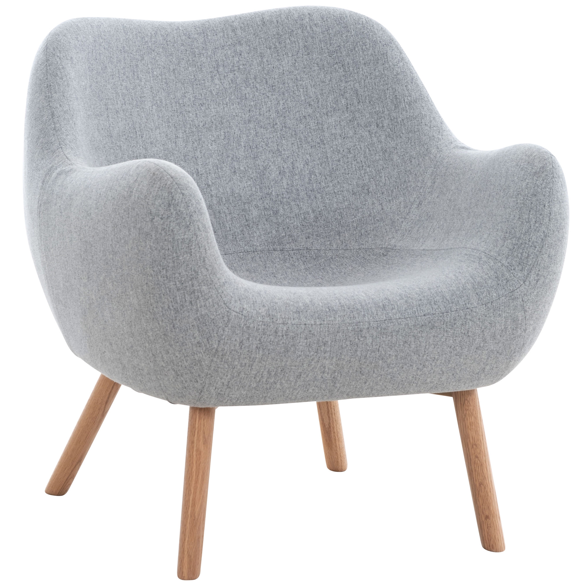 Lounger Adam Stoff-grau