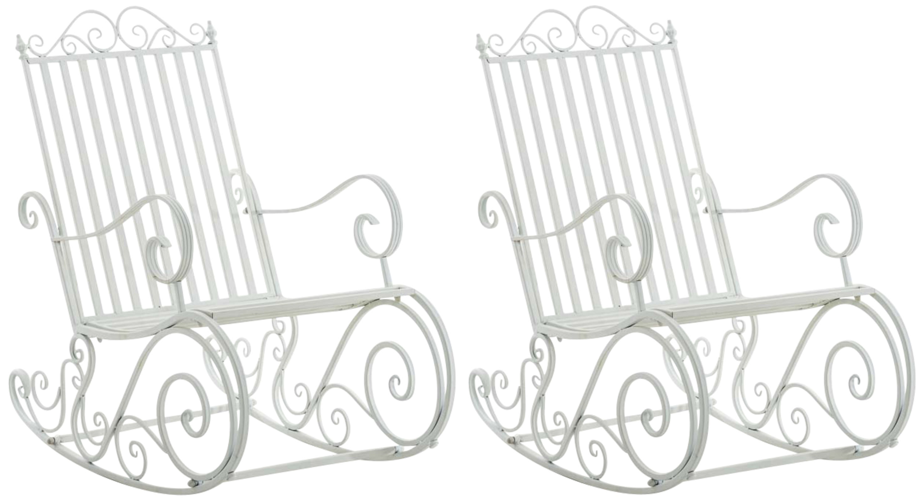2er Set Schaukelstühle Smilla-weiß