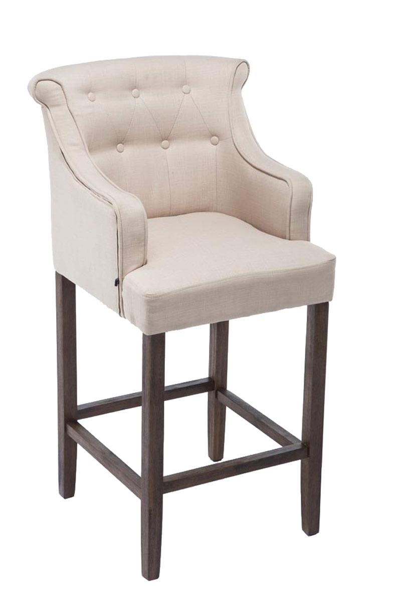 Barhocker Lykso Antik-dunkel-creme
