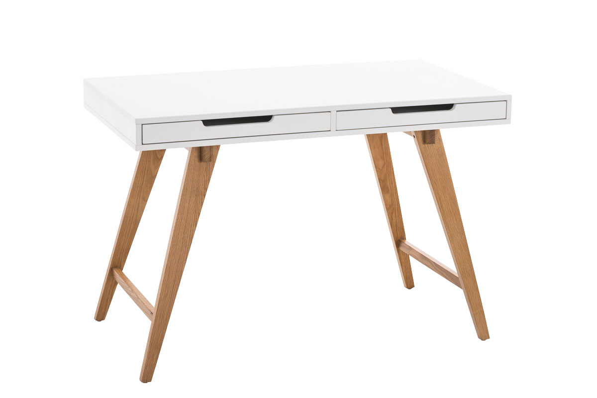 Schreibtisch Porto, weiß-110x60x75 cm