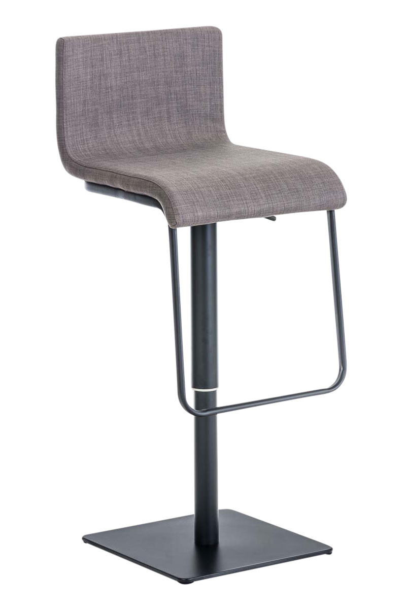 Barhocker Limon B Stoff-grau
