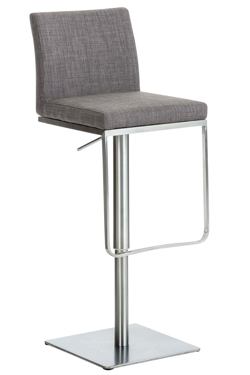 Barhocker Panama Stoff-grau