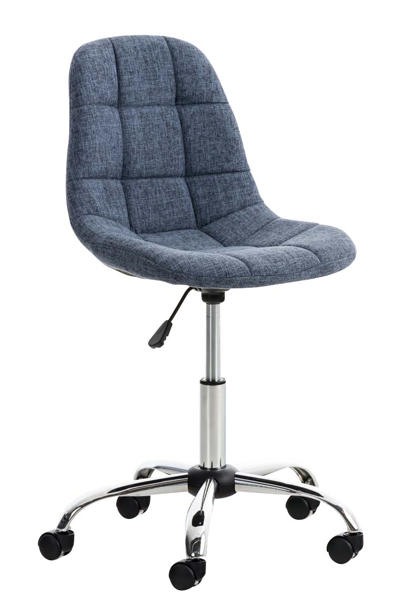 Bürostuhl Emil Stoff -blau