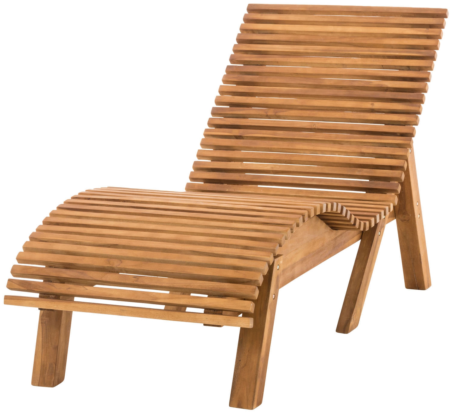 Waldbank Elbe Square-teak-80 cm