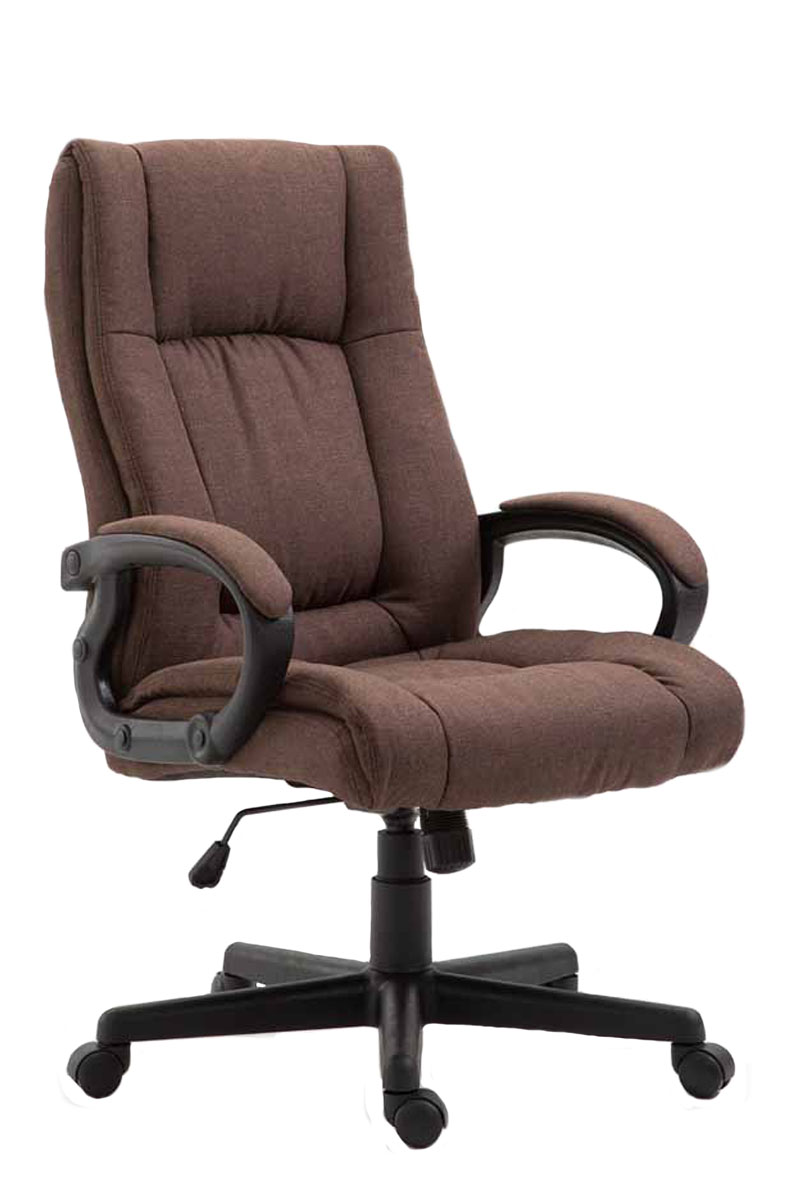 Bürostuhl XL Sparta Stoff-braun