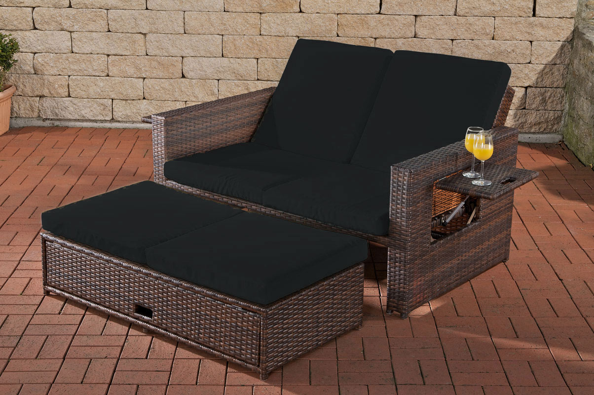 Sofa Ancona-braunmeliert_flach-Anthrazit