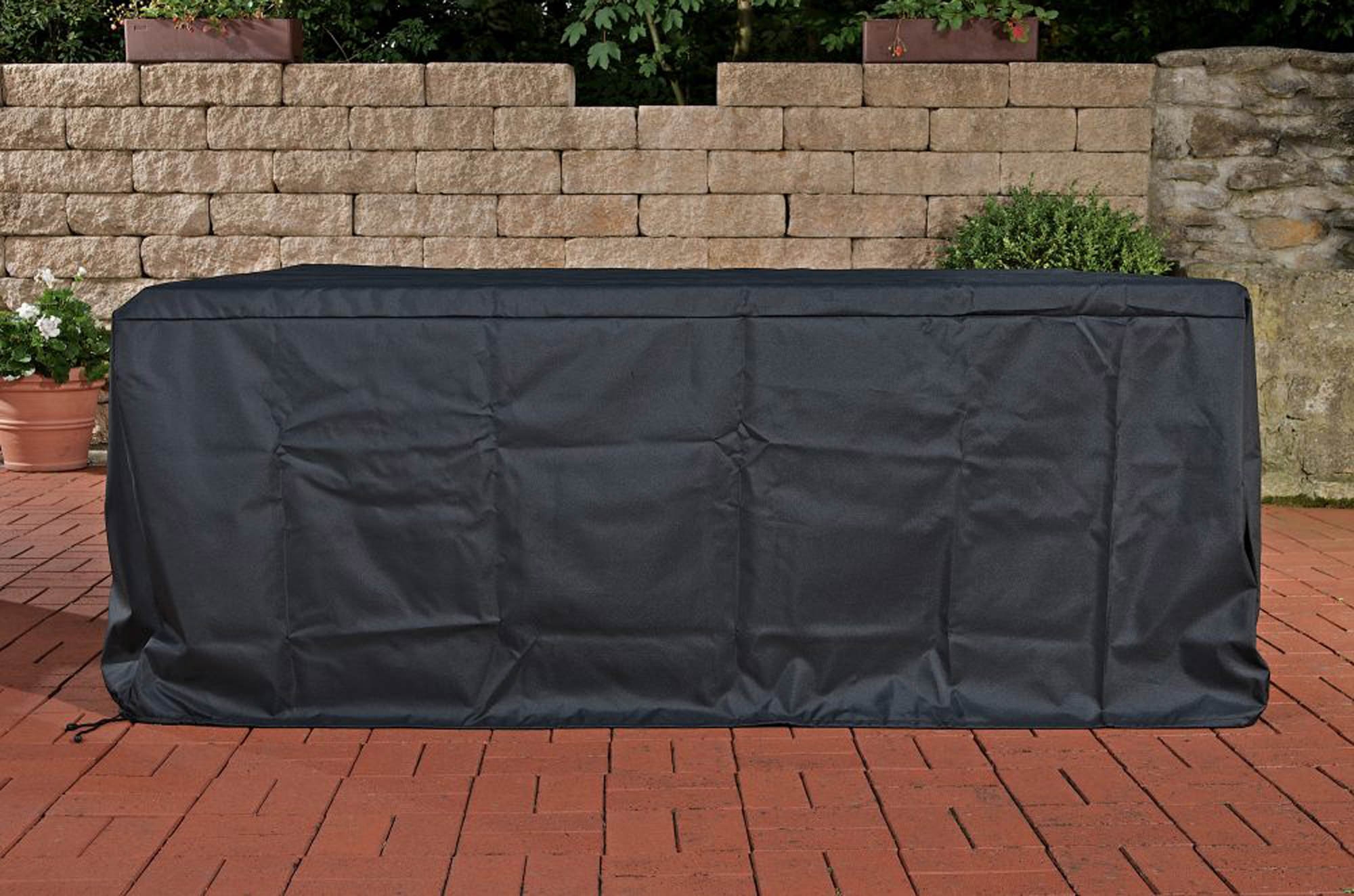 Abdeckhaube 225x225x65, Paradiso-schwarz