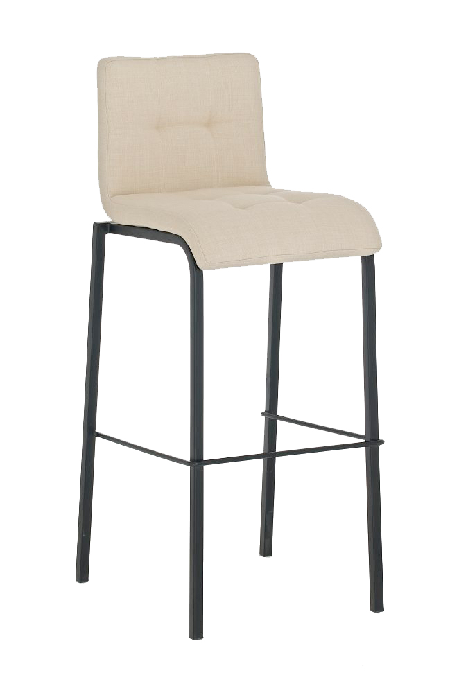 Barhocker Avola B78 Stoff-creme
