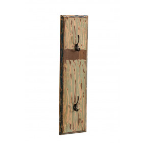Teakholz Wandgarderobe Inga