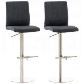 2er Set Barhocker Cadiz Stoff