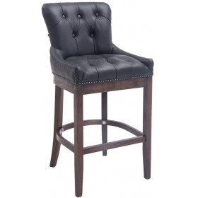 Barhocker Lakewood Echtleder, Antik-dunkel