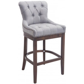 Barhocker Lakewood Stoff, Antik-dunkel