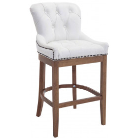 Barhocker Lakewood Echtleder, Antik-hell