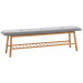 Sitzbank Marne Stoff-grau-150 cm