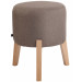 Sitzhocker Emmen Stoff-taupe