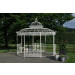 Luxus Pavillon Romantik rund Ø 3,5 m-antik_weiß
