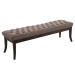 Sitzbank Ramses Stoff antik-dunkel-taupe-150 cm