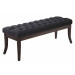 Sitzbank Ramses Stoff antik-dunkel-schwarz-120 cm