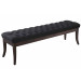 Sitzbank Ramses Stoff antik-dunkel-schwarz-150 cm