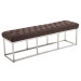 Sitzbank Amun E Stoff-braun-150 cm