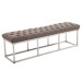 Sitzbank Amun E Stoff-taupe-150 cm