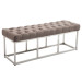 Sitzbank Amun E Stoff-taupe-120 cm