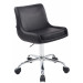 Arbeitshocker Club Kunstleder-schwarz