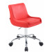Arbeitshocker Club Kunstleder-rot
