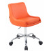 Arbeitshocker Club Kunstleder-orange