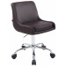 Arbeitshocker Club Kunstleder-braun