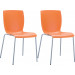 2er Set Stühle MIO-orange