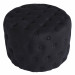 Sitzhocker Medan Stoff-schwarz