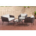 Loungeset Trosa 5mm Braun-meliert-45 cm (Dunkelbraun)-Cremeweiß