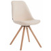 Besucherstuhl Laval Rund-creme-Natura (Eiche)