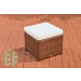 Hocker Tahiti-sand-Cremeweiß