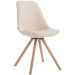 Besucherstuhl Laval Rund-creme-Natura