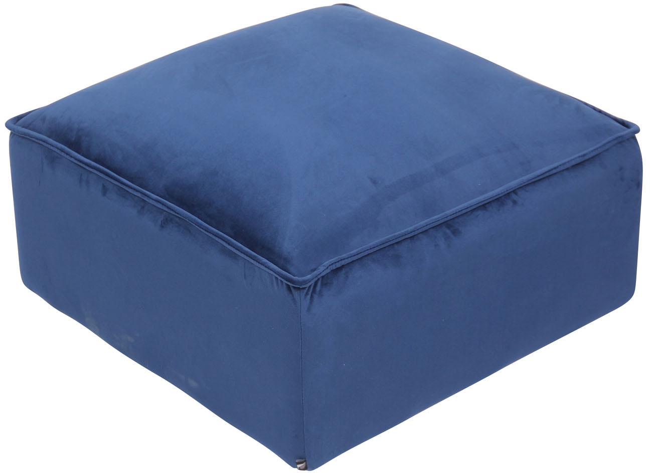 Hocker Nantes-blau-Samt